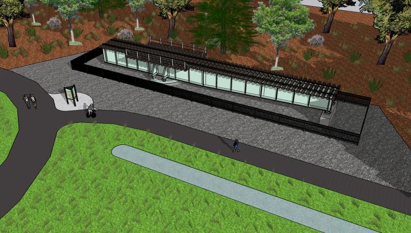 A conceptual rendering of the bridge display after it is removed from the Lewes-Rehoboth Canal. SOURCE: DELDOT